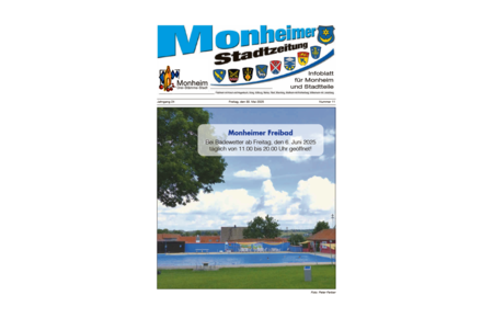 Die Neue Ausgabe der Monheimer Stadtzeitung ist erschienen